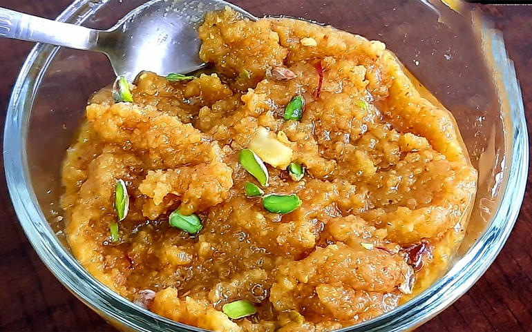 બદામનો હલવો... બદામનો હલવો...