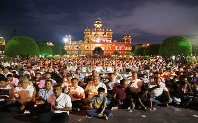 ગોંડલના અક્ષર મંદિર ખાતે 90મા પ ગોંડલના અક્ષર મંદિર ખાતે 90મા પ