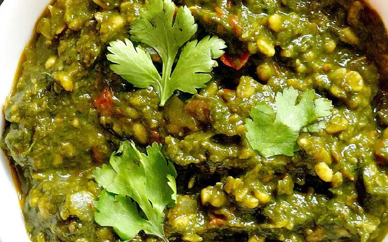પાલક અને દાળનું શાક...