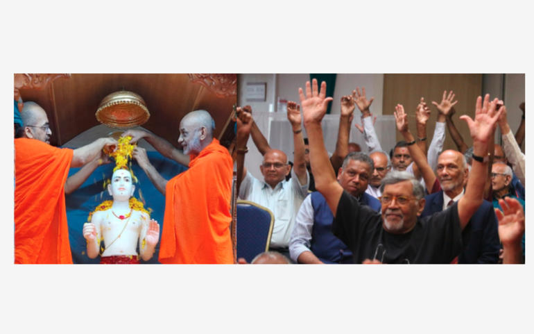 કુમકુમ મંદિર-લંડનના 12મા પાટોત કુમકુમ મંદિર-લંડનના 12મા પાટોત