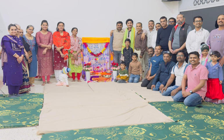 નૈવાસા હિન્દુ મંદિરે રામનવમી નૈવાસા હિન્દુ મંદિરે રામનવમી