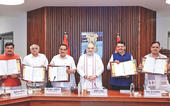 નર્મદા યોજનાનાં બાકી લેણાંના 