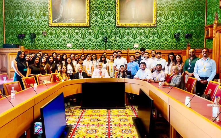 BAPS volunteers at UK House of Lords