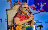 સુધા મૂર્તિના ભારતીય સંસદના ભીંતચિત્રો પરના પુસ્તકનું યુકેમાં વિમોચન