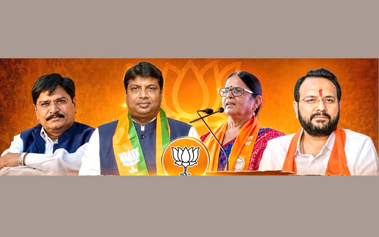 ભાજપની રાષ્ટ્રીય ટીમમાં ગુજર ભાજપની રાષ્ટ્રીય ટીમમાં ગુજર