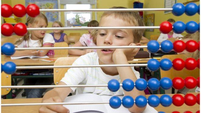 Abacus boy