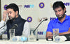 Anurag Thakur with Sandeep Patil