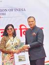 Aradhna Trivedi honoured -- High Commissioner Dr Adarsh Swaika