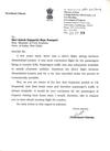 Ashok Gajapathi Raju Letter