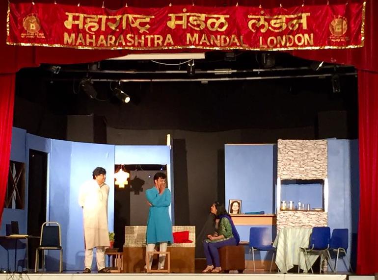 Ashok Saraf - Onkar Raut - Sayali Karlekar in Laginghai