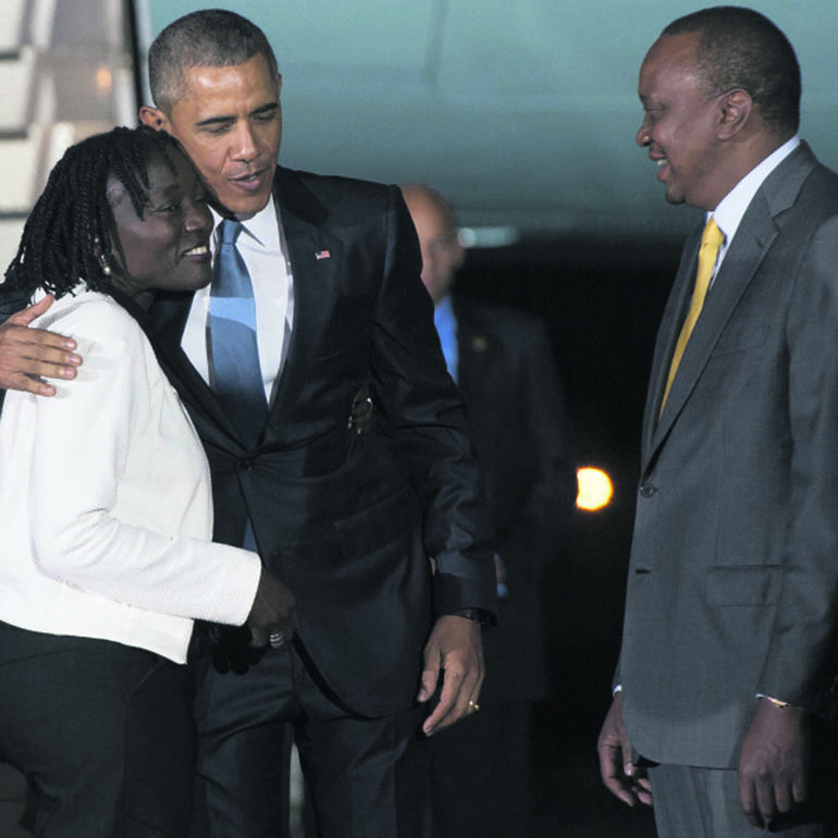 barack at kenya