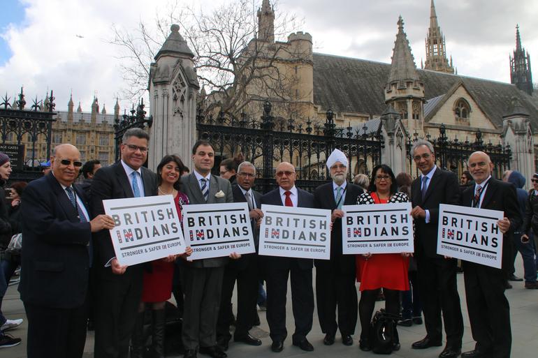 British Indians for IN outside Parliament British Indians for IN outside Parliament