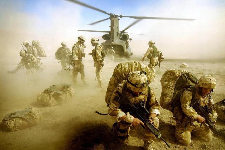 British troops in Afghanistan