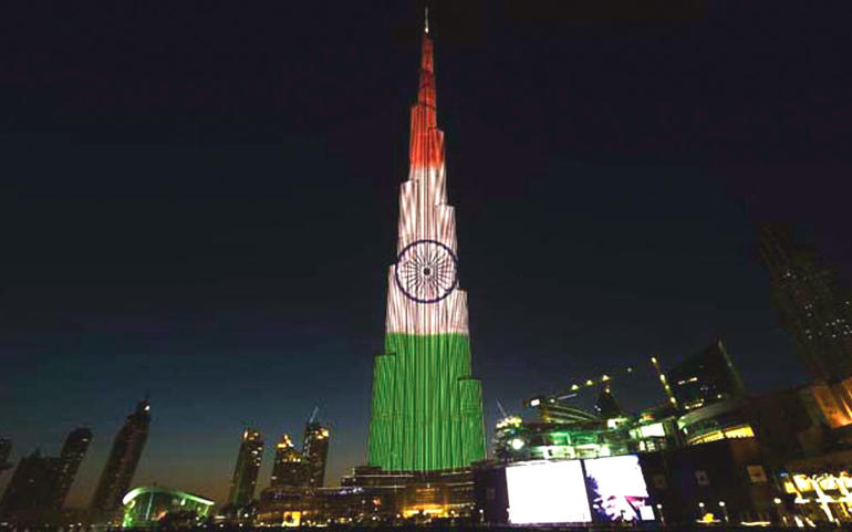 burj-khalifa_indian flag