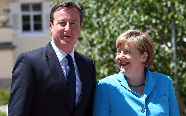 David Cameron- Angela Merkel