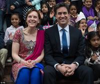 Ed Miliband and his wife Justine-1