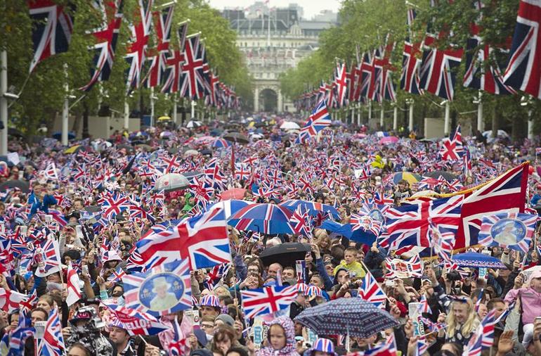 Flag waving