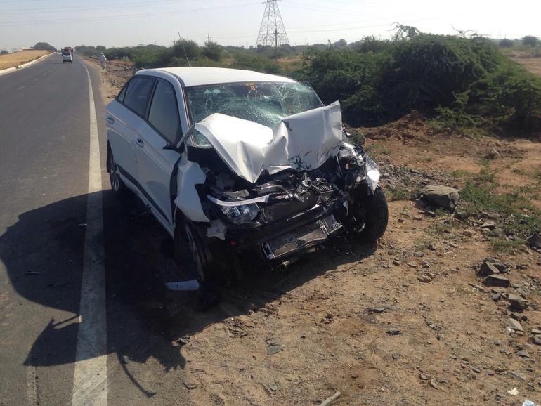 Govindbhai-Car-Accident