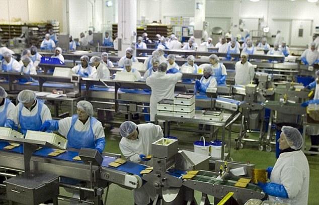 Greencore's sandwich factory