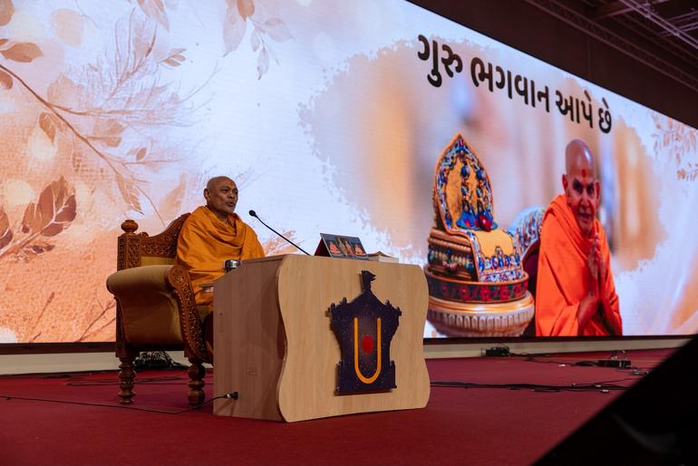 Guru Purnima at Neasden Temple--Shrutiprakashdas Swami