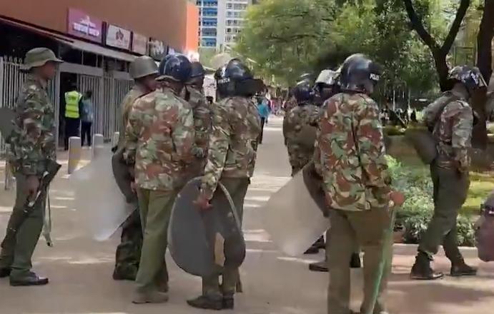Heavy police deployments in Kenya and Tanzania