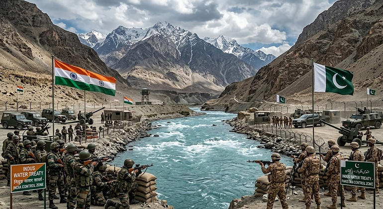 india pakistan water trity