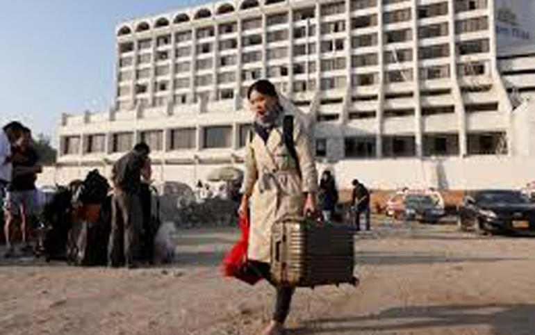 Karachi hotel fire