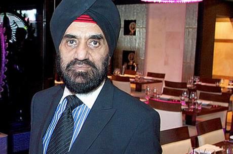 Kartar Lalvani at his restaurant, the Indali Lounge in Baker Street