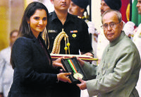 Khel Ratna to Sania Mirza Khel Ratna to Sania Mirza