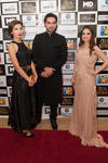 L-R Star cast of the film - Actress Mahira Khan, Actor Humayan Saeed, Actress Armeena Khan