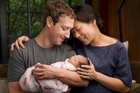 Mark Zukerberg with baby Mark Zukerberg with baby