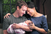 Mark Zukerberg with baby