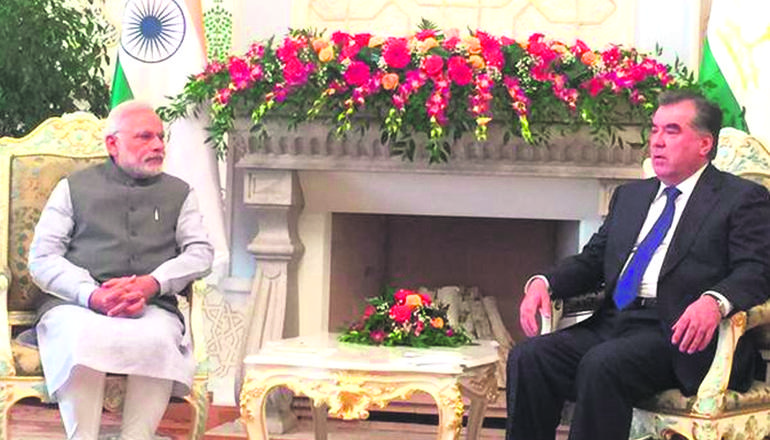 Modi in Tajikistan
