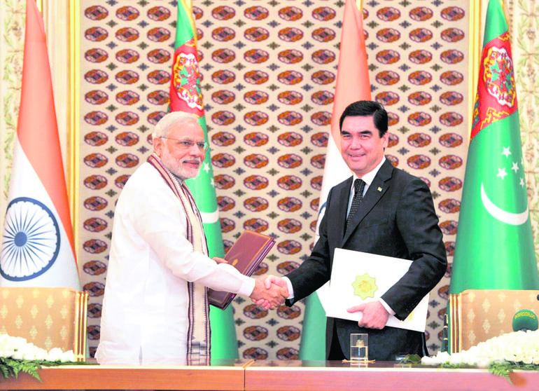 Modi Turkmenistan