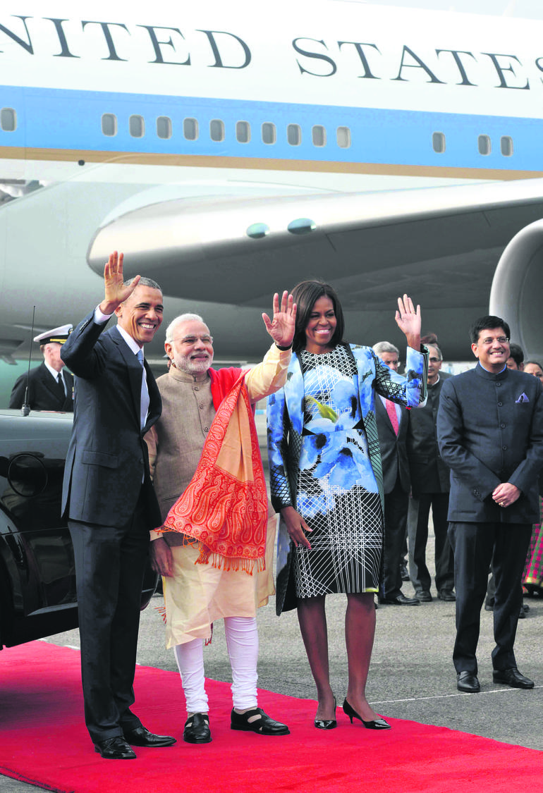 Obama with Modi 3