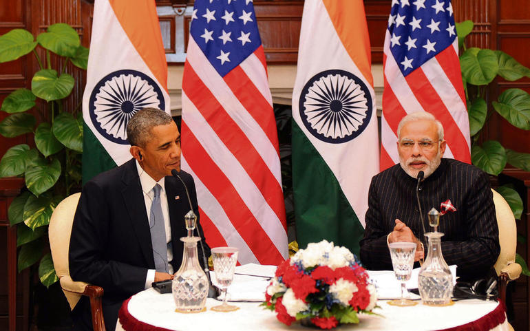 Obama with Modi 6 Obama with Modi 6