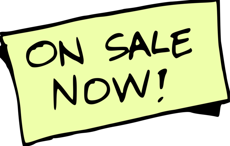 On sale now