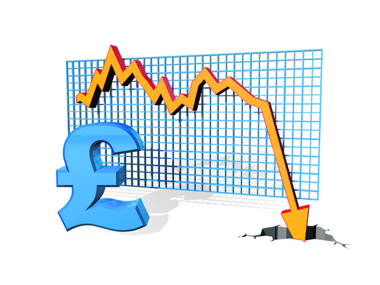 Pound falling