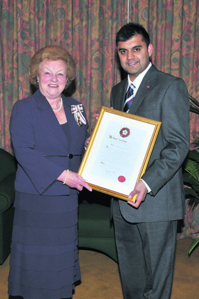 Riaz Ravat with Lady Gretton copy copy