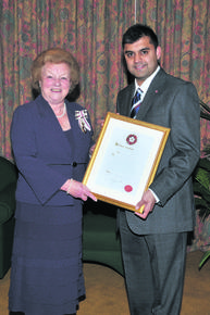 Riaz Ravat with Lady Gretton copy copy Riaz Ravat with Lady Gretton copy copy