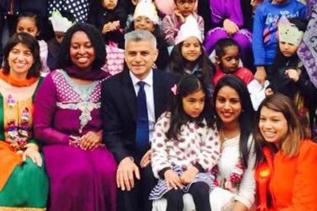 Sadiq Khan at Willesden Temple