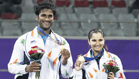 Sania and Saketh Myneni