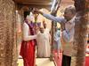Shree Swaminarayan Mandir Kumkum -- CB Patel offering  prayers 