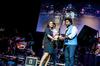 Singer Arijit Singh and NISU President Sanam Arora