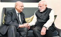 Swaraj Paul with PM Modi- Swaraj Paul with PM Modi-