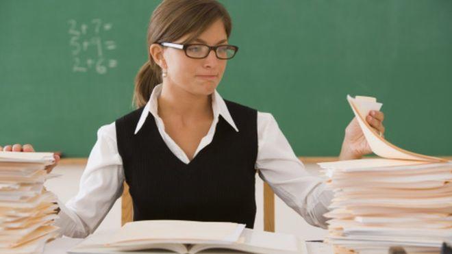 Teacher marking