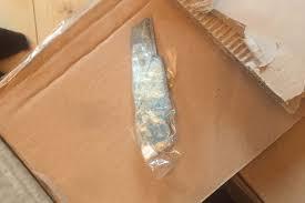 The blade found inside Beverley Cornwells parcel