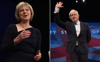 Theresa May and Boris Johnson Theresa May and Boris Johnson