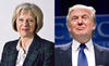 Theresa May- Donald Trump copy