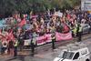 UK-- Anti-racism campaigners gathered in Glasgow